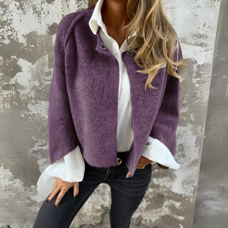 Nieke™ | Tidlös Ullkappa för Elegant Värme