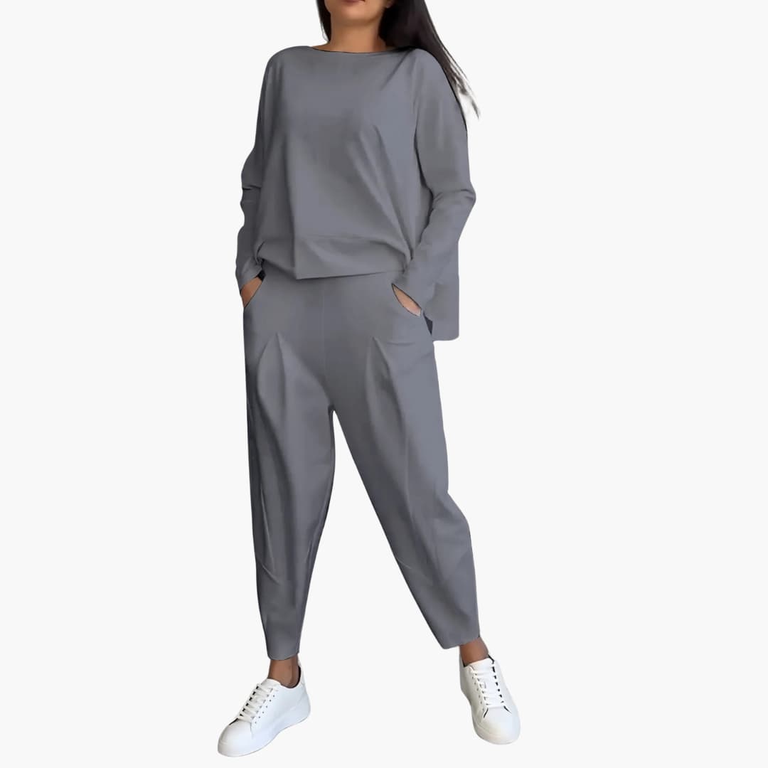 Karen™ | Elegant Tvådelat Set – Där Stil Möter Komfort