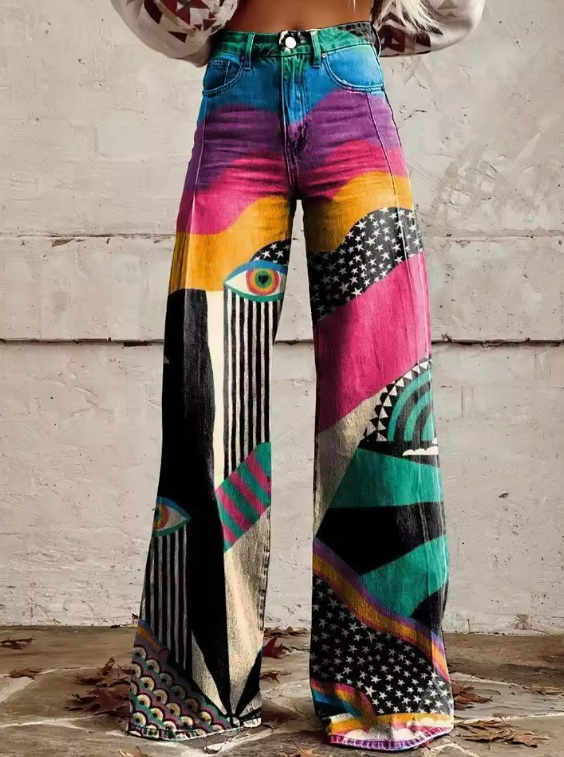 Livia™ | Boho Vintage Byxor – Tidlös elegans med en modern touch