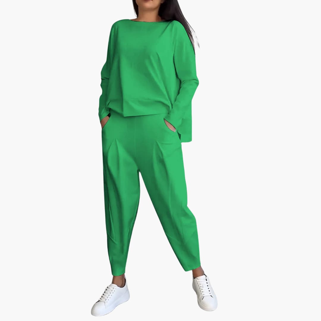 Karen™ | Elegant Tvådelat Set – Där Stil Möter Komfort