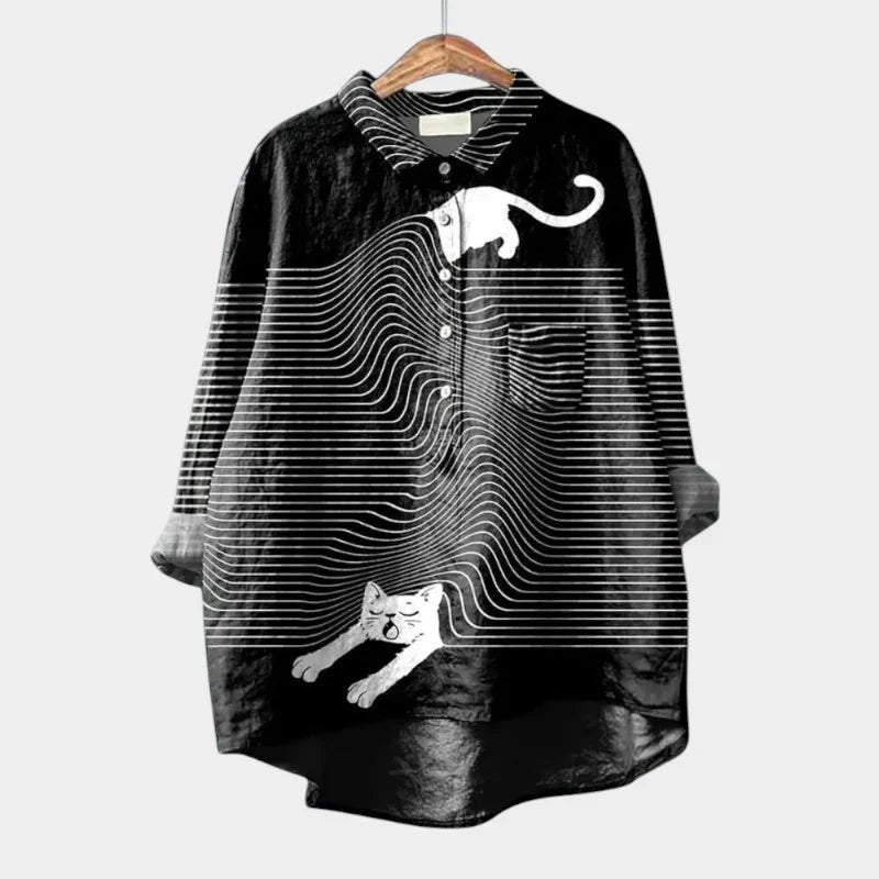 Gerty™ | Luftig Blus för en Strålande Look