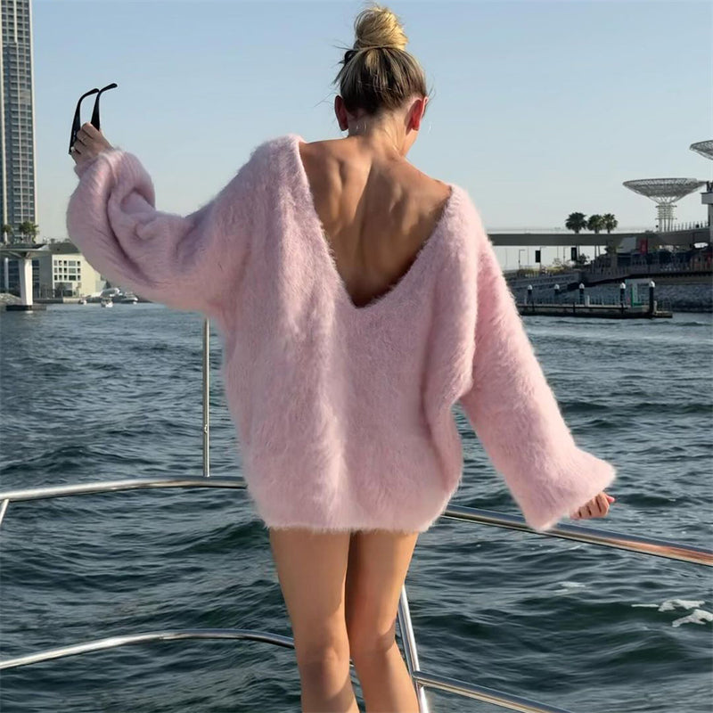 Lykke™ | Fluffig Oversized Tröja för Ultimat Komfort