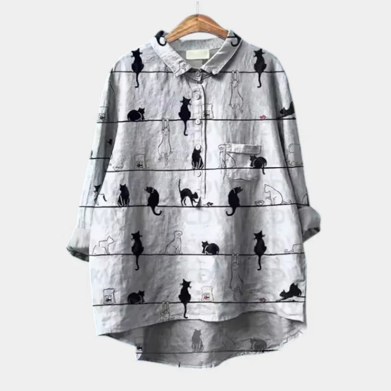 Gerty™ | Luftig Blus för en Strålande Look