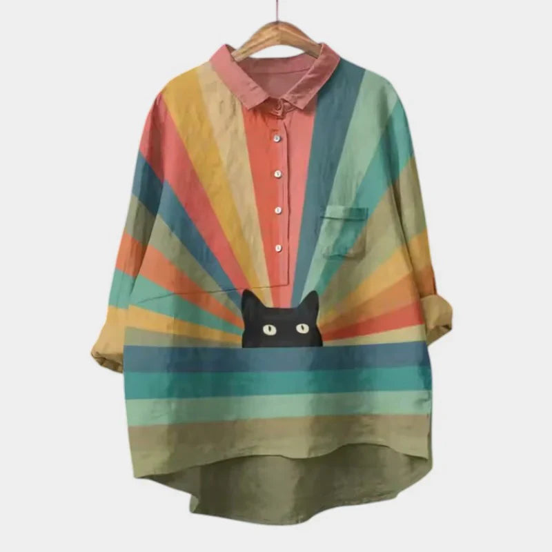 Gerty™ | Luftig Blus för en Strålande Look