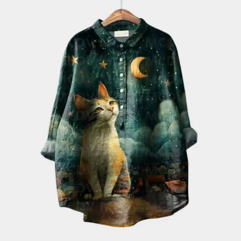 Gerty™ | Luftig Blus för en Strålande Look