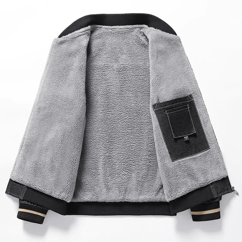 Logan™ | Varsityjacka i Denim