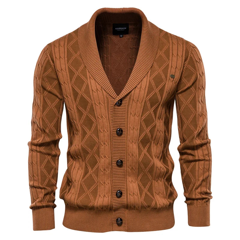 Henrik™ | Herr Cardigan med Knappar – Stilfull Elegans och Oöverträffad Komfort