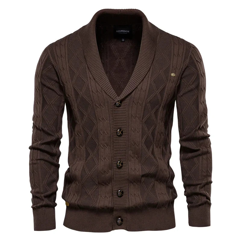 Henrik™ | Herr Cardigan med Knappar – Stilfull Elegans och Oöverträffad Komfort