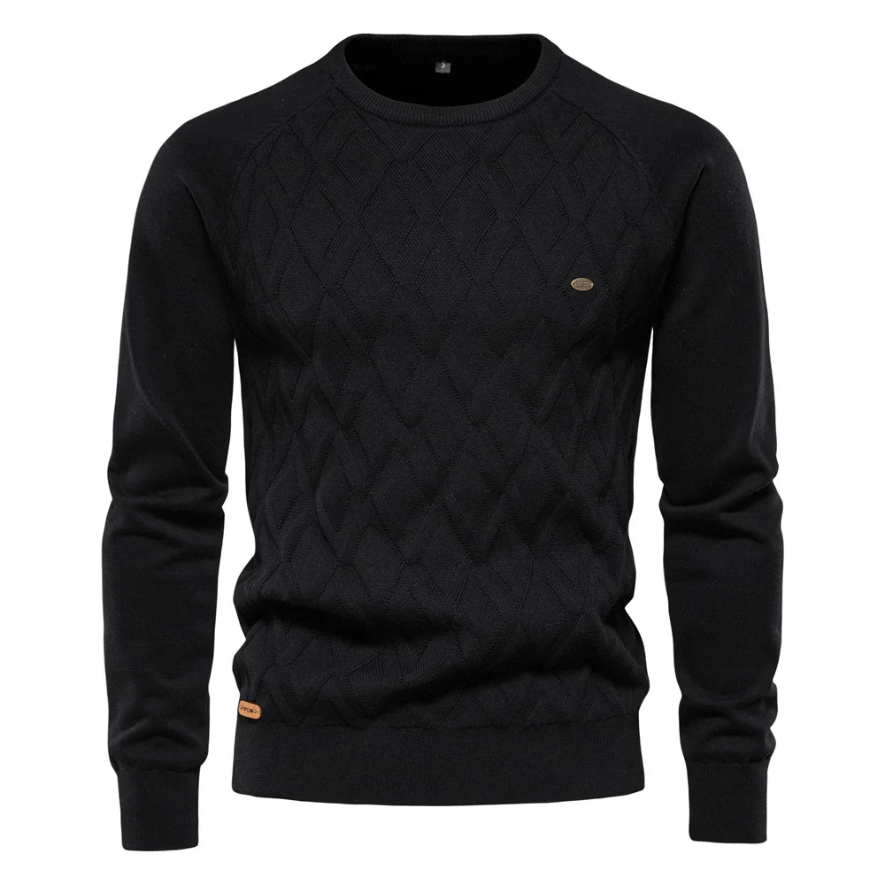 Emil™ | Herrtröja Med Rutdesign – Stilfull och Bekväm, För Din Perfekta Look