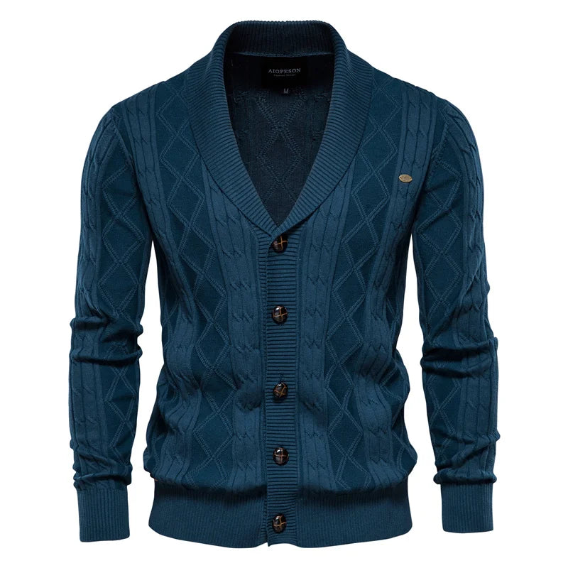 Henrik™ | Herr Cardigan med Knappar – Stilfull Elegans och Oöverträffad Komfort