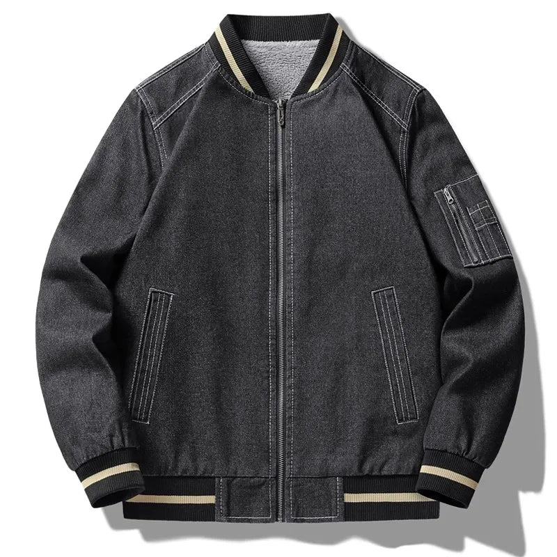 Logan™ | Varsityjacka i Denim