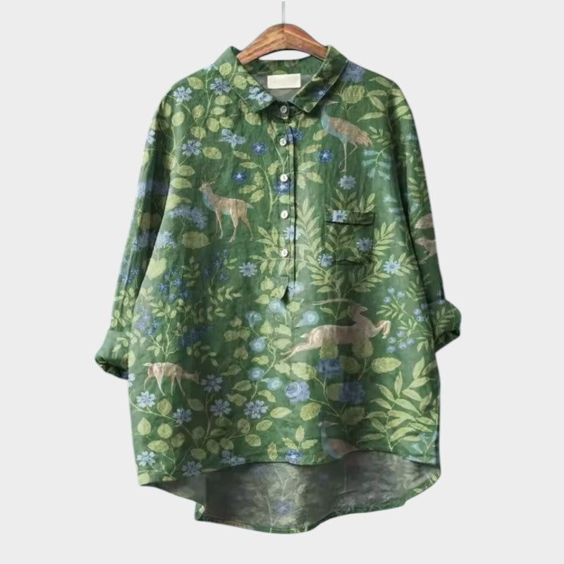 Luna™ | Luftig Blus för en Strålande Look