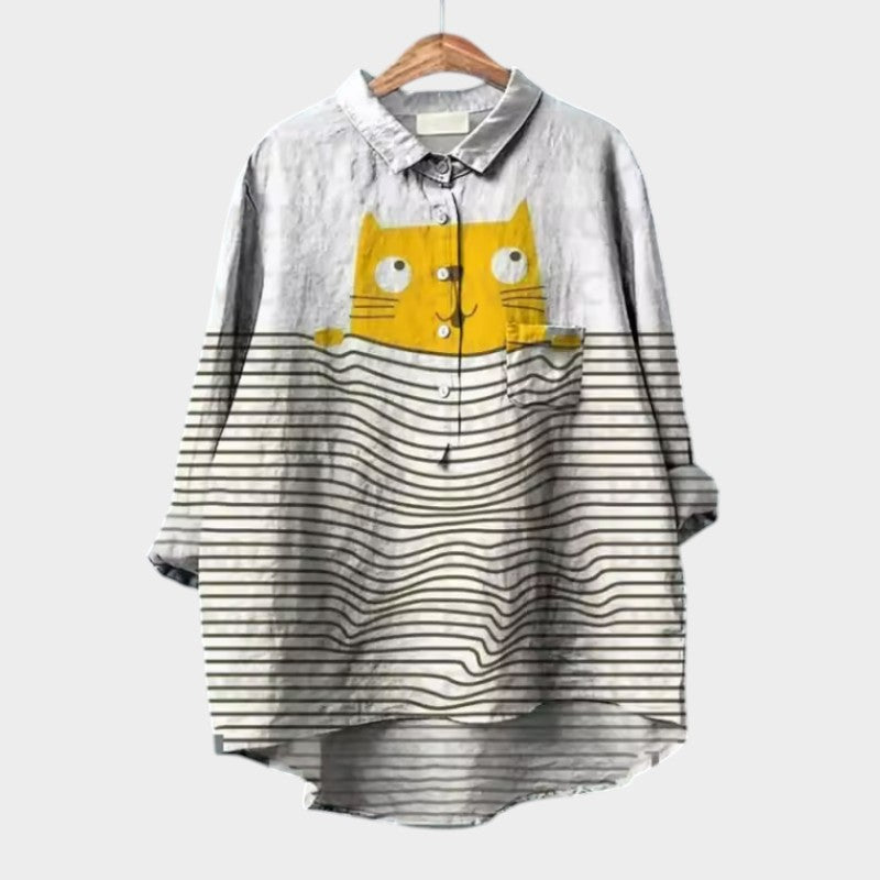 Thea™ | Luftig Blus för en Strålande Look