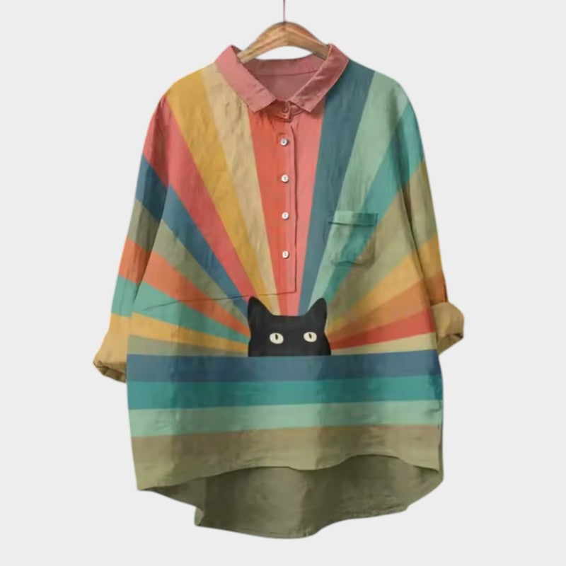 Thea™ | Luftig Blus för en Strålande Look
