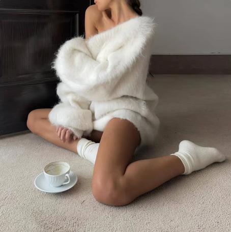 Lykke™ | Fluffig Oversized Tröja för Ultimat Komfort