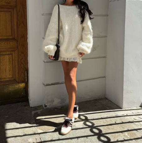 Lykke™ | Fluffig Oversized Tröja för Ultimat Komfort