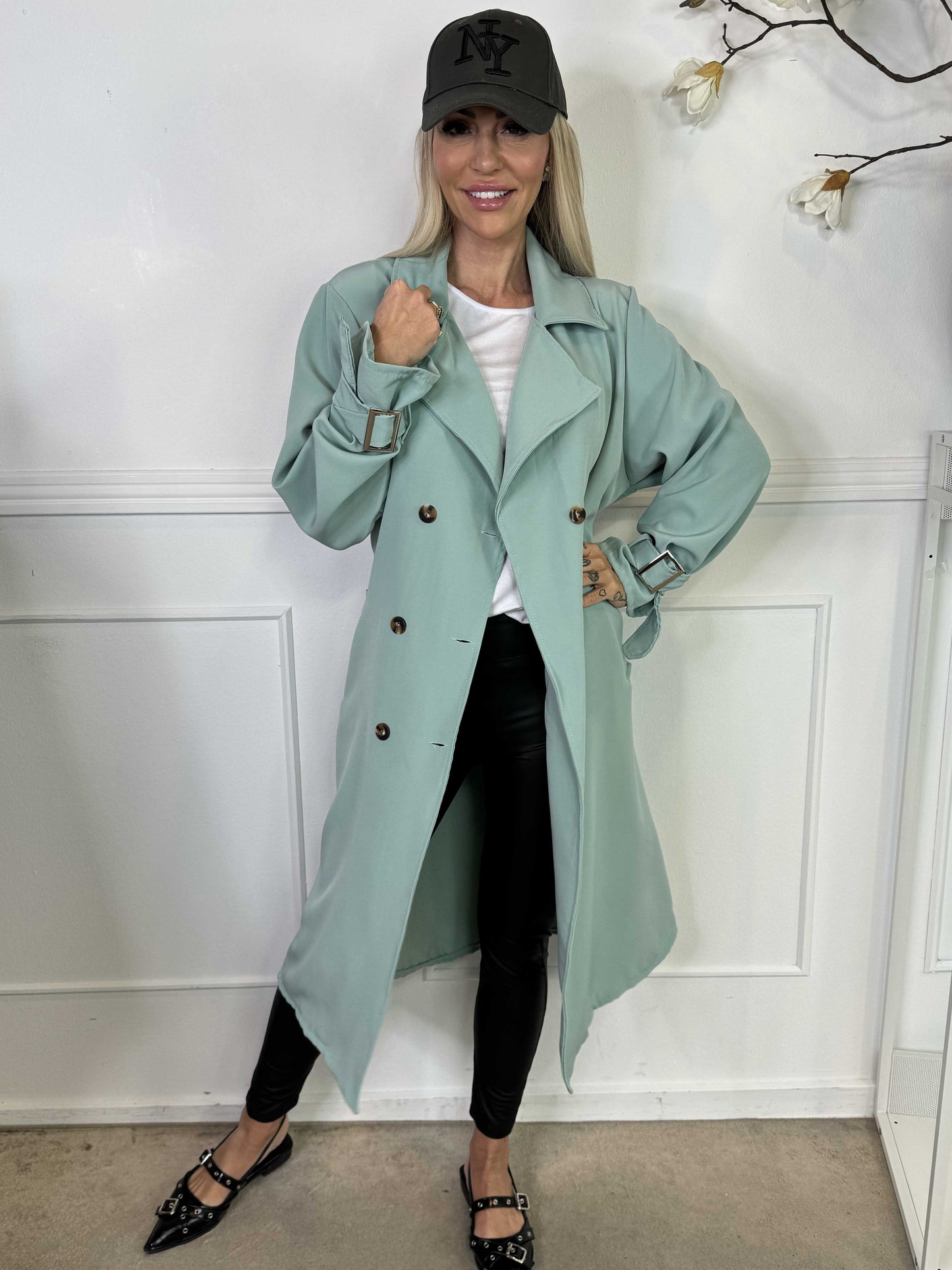 Lana™ | Tidlös Trenchcoat med Elegant Passform