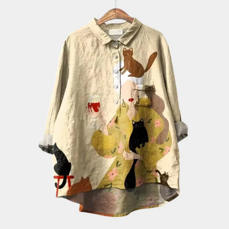 Suus™ | Luftig Blus för en Strålande Look