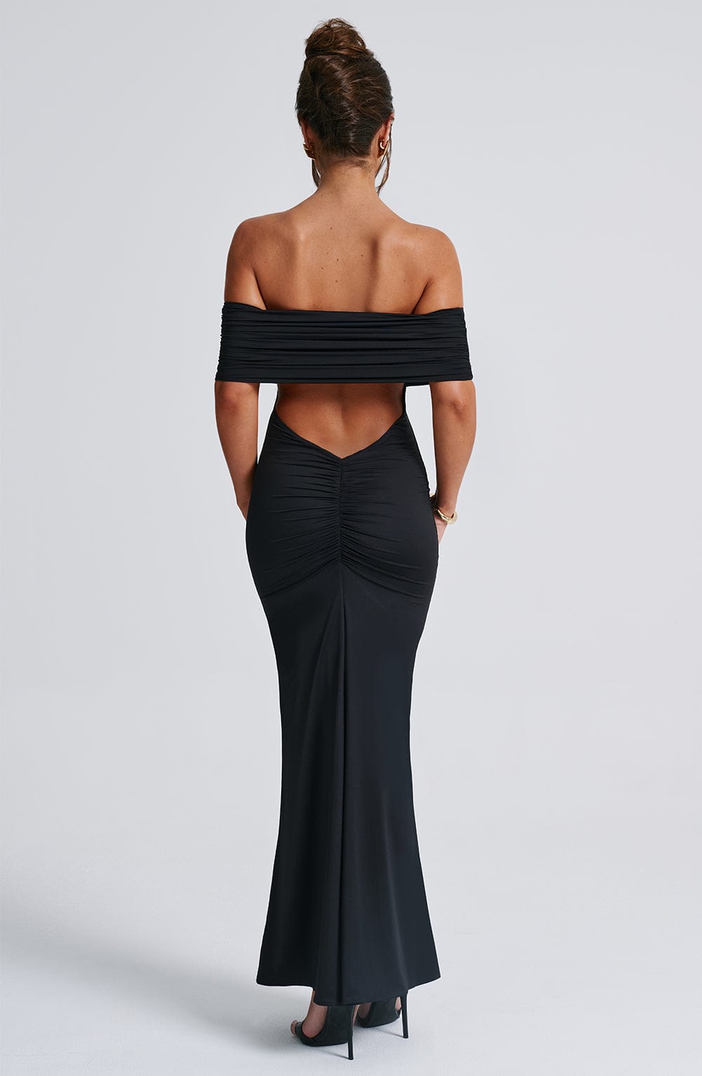 Trude™ | Elegant Bardot Maxi-klänning