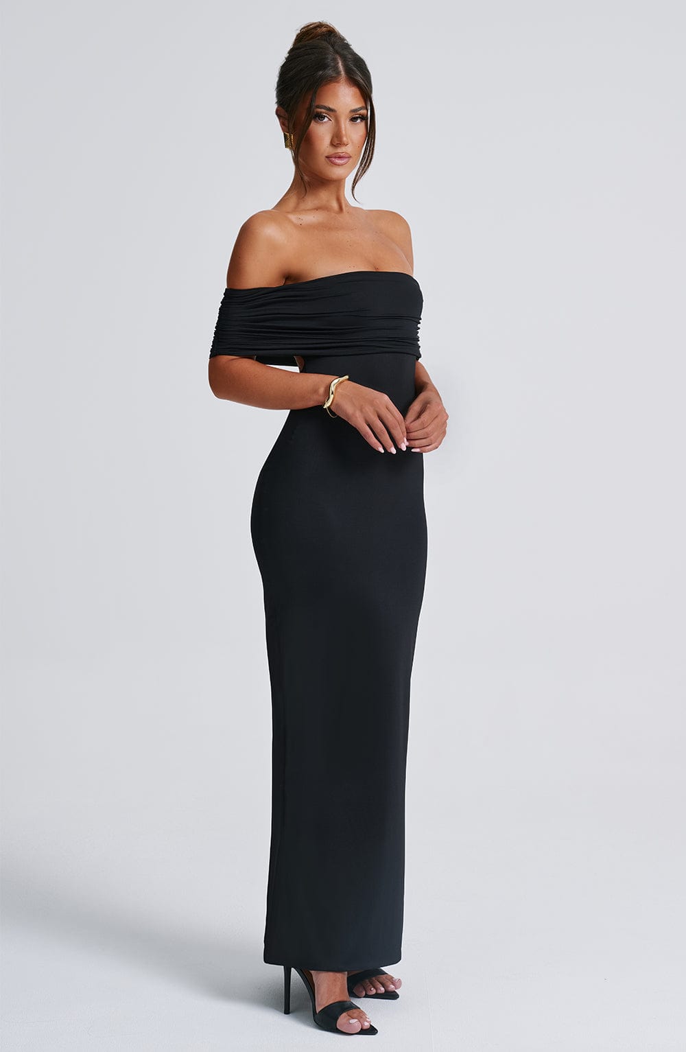 Trude™ | Elegant Bardot Maxi-klänning