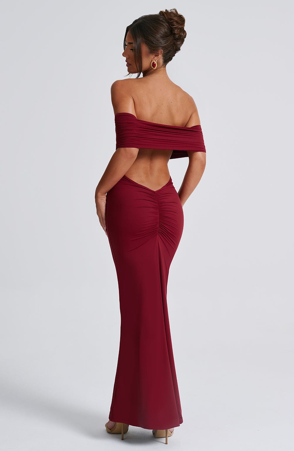 Trude™ | Elegant Bardot Maxi-klänning