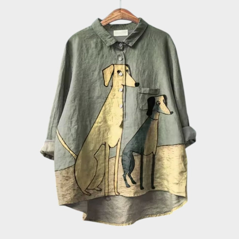 Lian™ | Luftig Blus för en Strålande Look