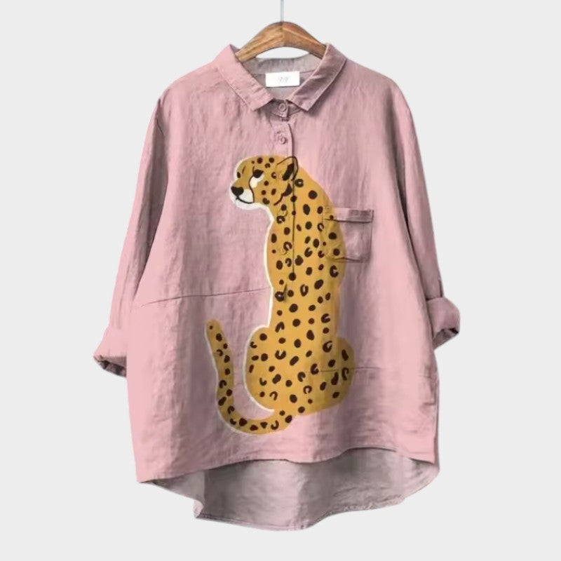 Lizanne™ | Luftig Blus för en Strålande Look