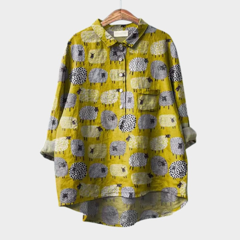 Lizanne™ | Luftig Blus för en Strålande Look