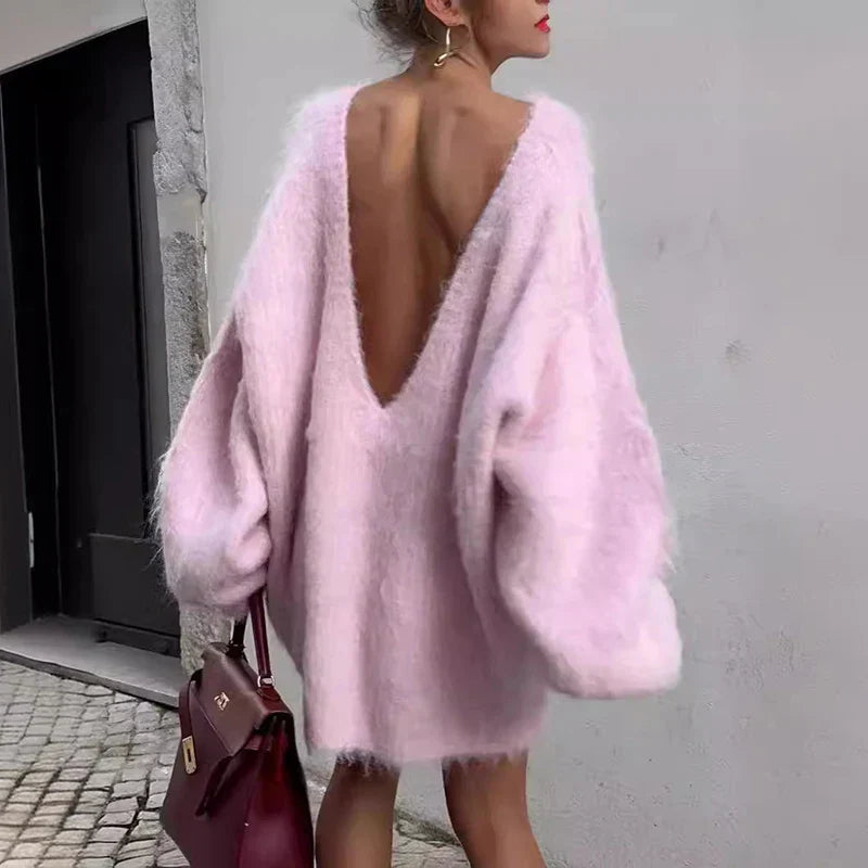 Lykke™ | Fluffig Oversized Tröja för Ultimat Komfort