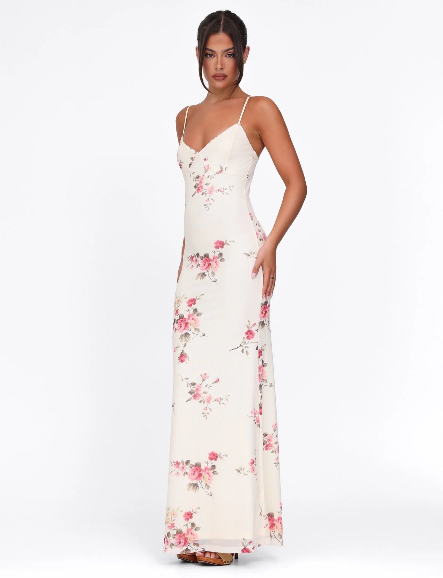 Aino™ | Tidlös Maxiklänning med Blommönster