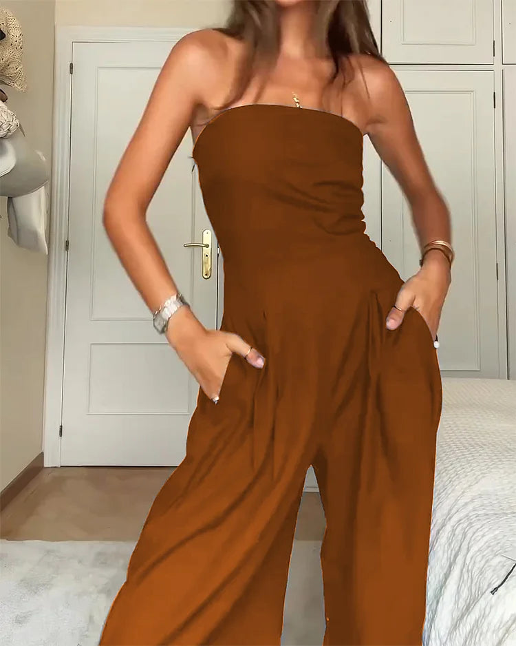 Iris™ | Elegant Off-Shoulder Jumpsuit