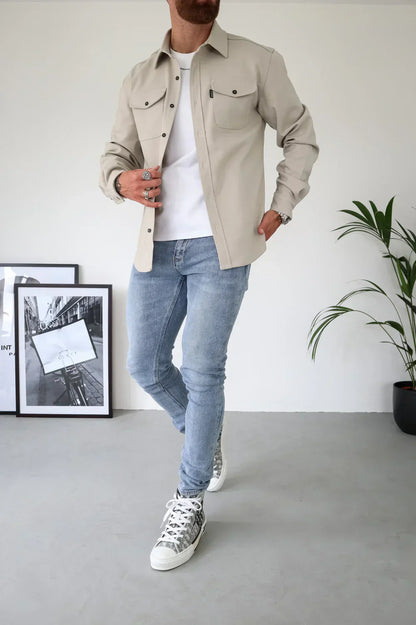 Marcus™ | Elegant och Avslappnad Herrskjorta