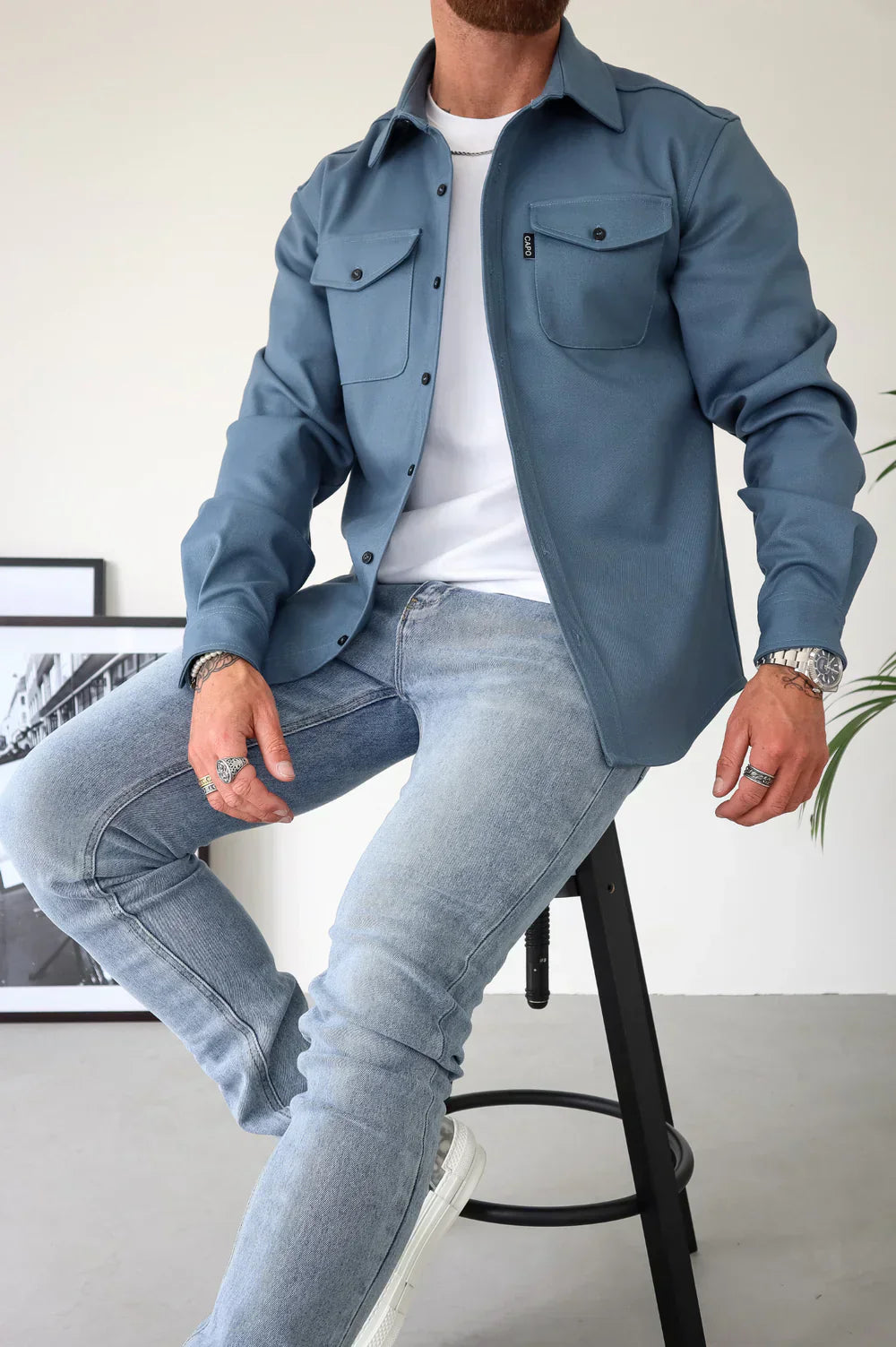 Marcus™ | Elegant och Avslappnad Herrskjorta