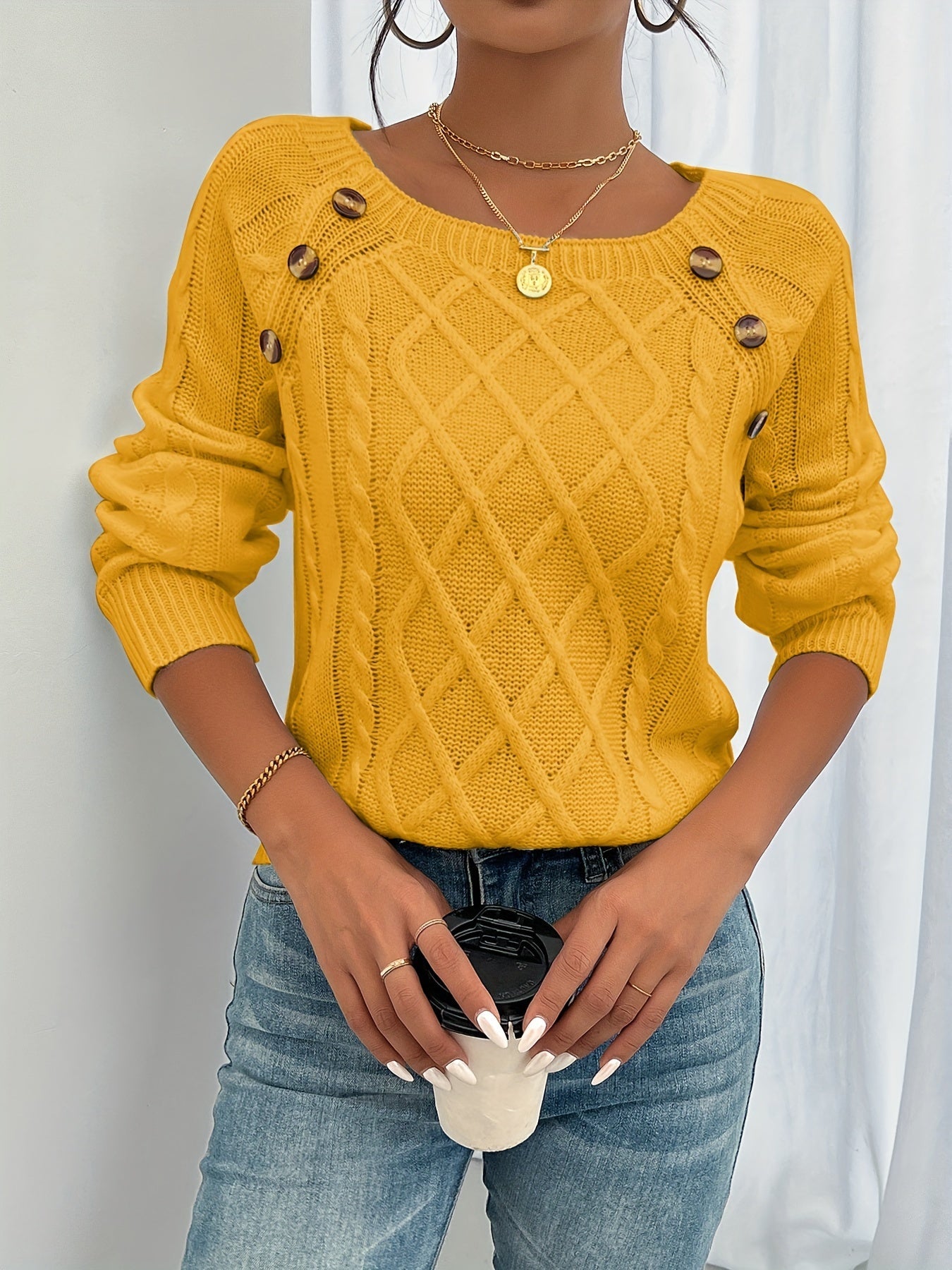 Ebba™ | Klassisk Cashmere Tröja - Den Perfekta Kombinationen av Lyx och Komfort