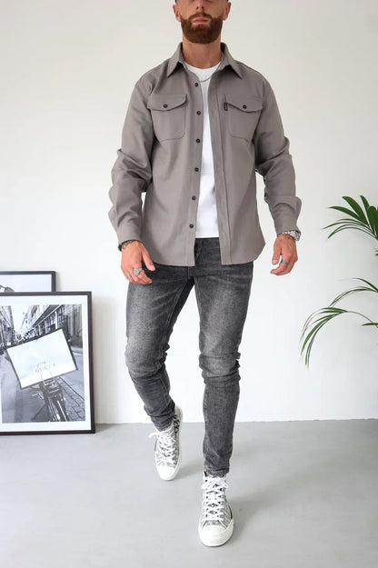 Marcus™ | Elegant och Avslappnad Herrskjorta
