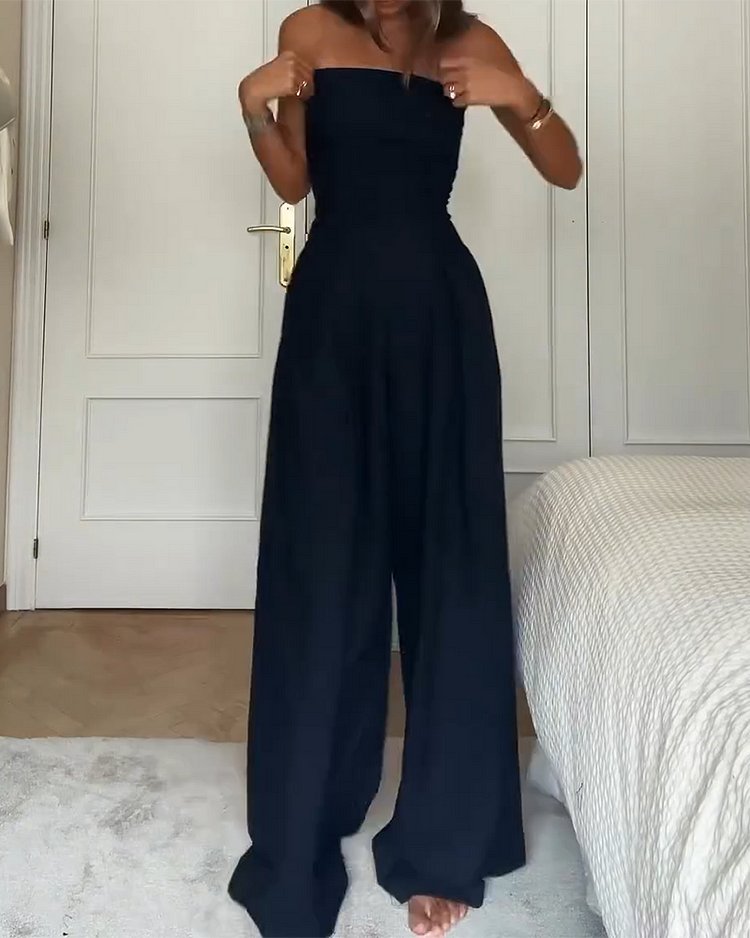 Iris™ | Elegant Off-Shoulder Jumpsuit