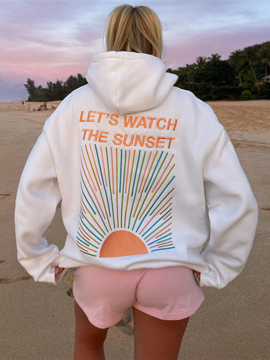 Helia™ | Mjuk och Lätt Sunset Hoodie