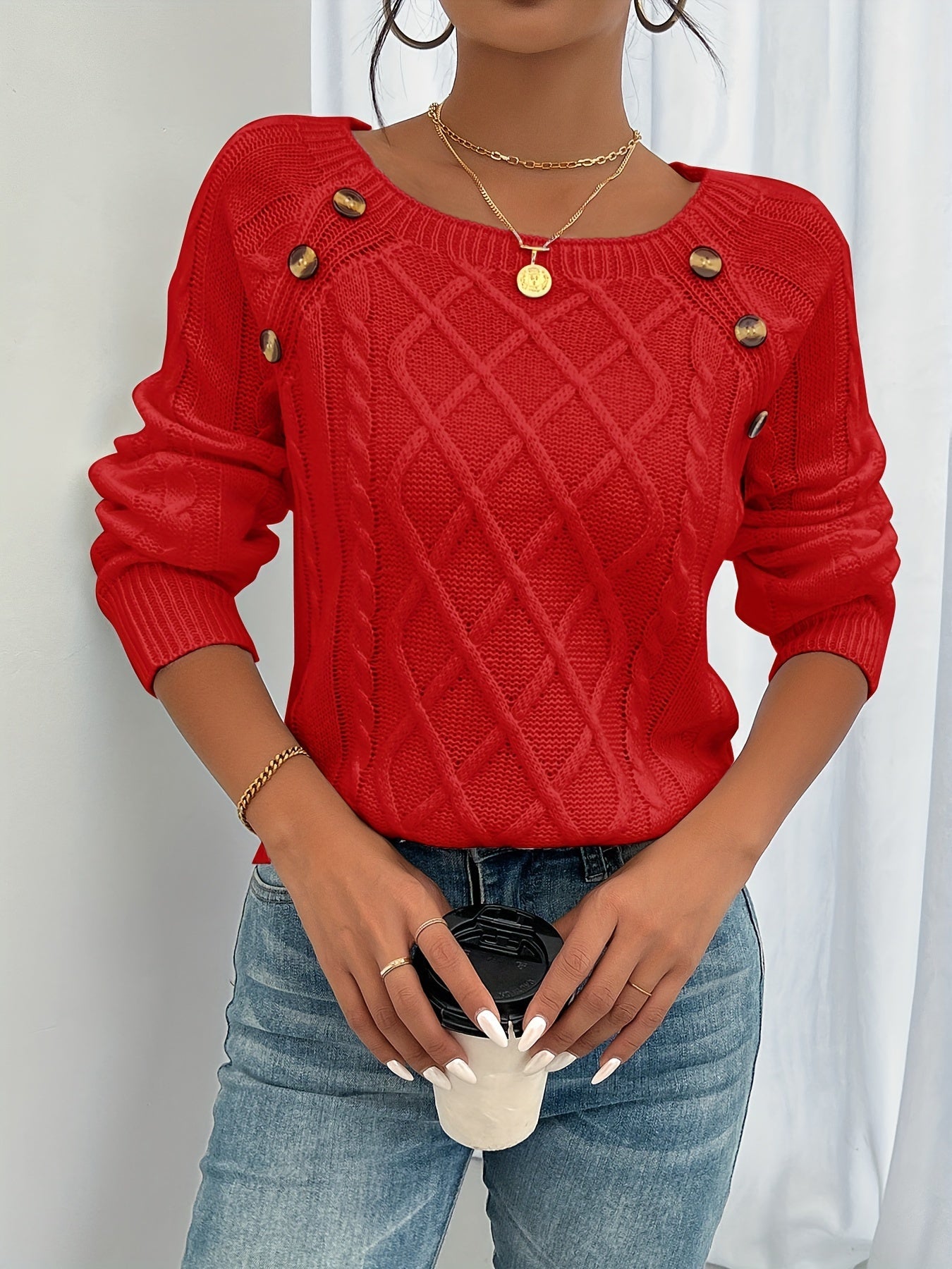 Ebba™ | Klassisk Cashmere Tröja - Den Perfekta Kombinationen av Lyx och Komfort