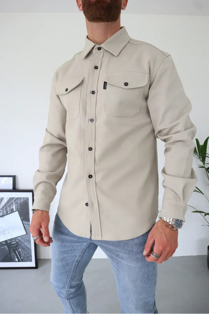 Marcus™ | Elegant och Avslappnad Herrskjorta