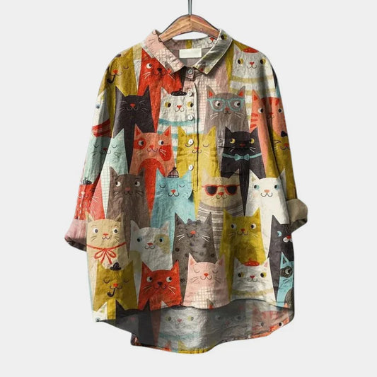 Gerty™ | Luftig Blus för en Strålande Look