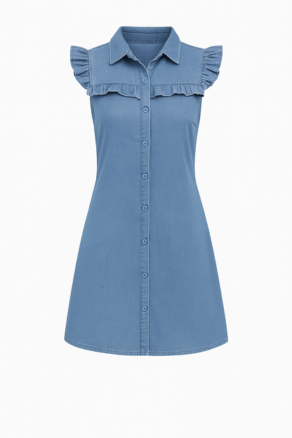 Alva™ | Den ultimata casual denimklänningen för alla tillfällen