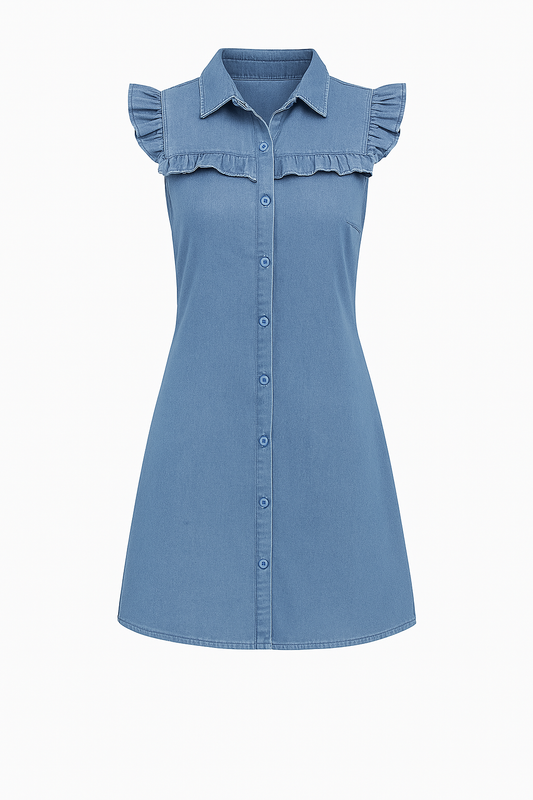 Alva™ | Den ultimata casual denimklänningen för alla tillfällen