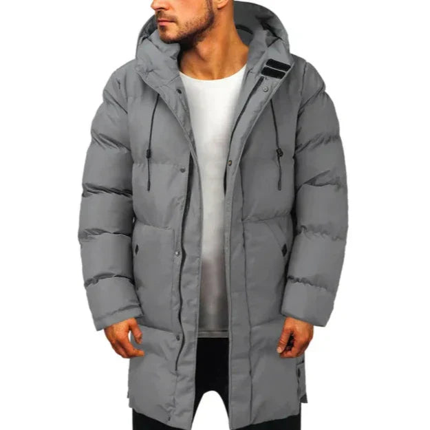 Frank™ | Lång vinterdunjacka för herr
