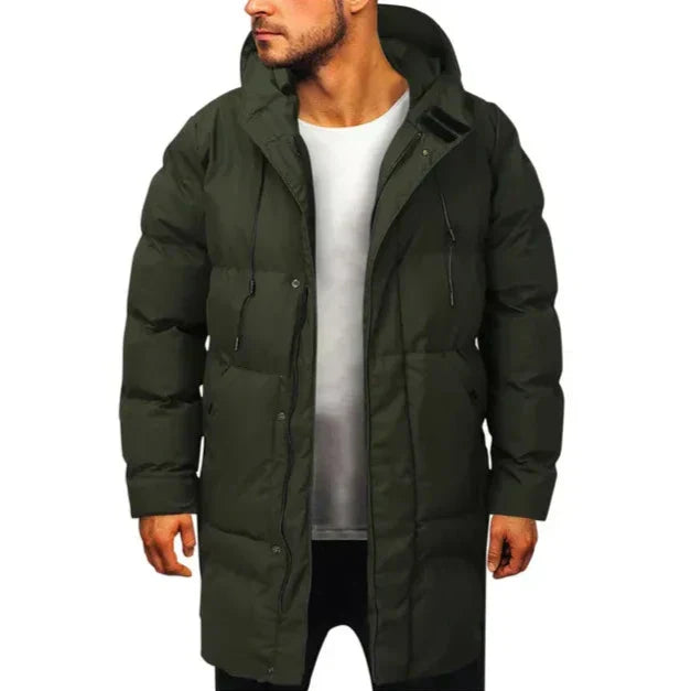 Frank™ | Lång vinterdunjacka för herr