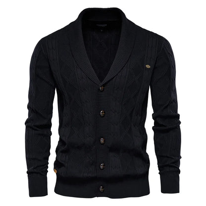 Henrik™ | Herr Cardigan med Knappar – Stilfull Elegans och Oöverträffad Komfort