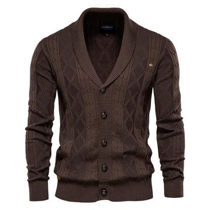 Henrik™ | Herr Cardigan med Knappar – Stilfull Elegans och Oöverträffad Komfort