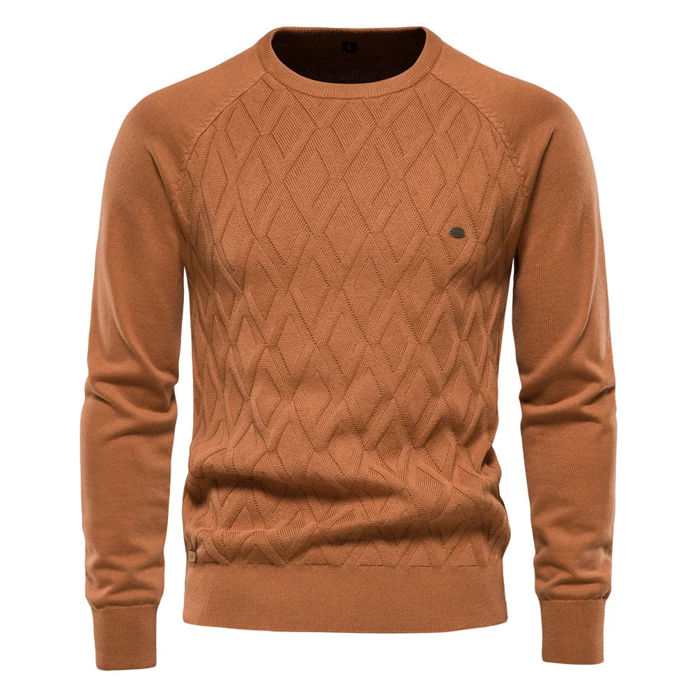 Emil™ | Herrtröja Med Rutdesign – Stilfull och Bekväm, För Din Perfekta Look