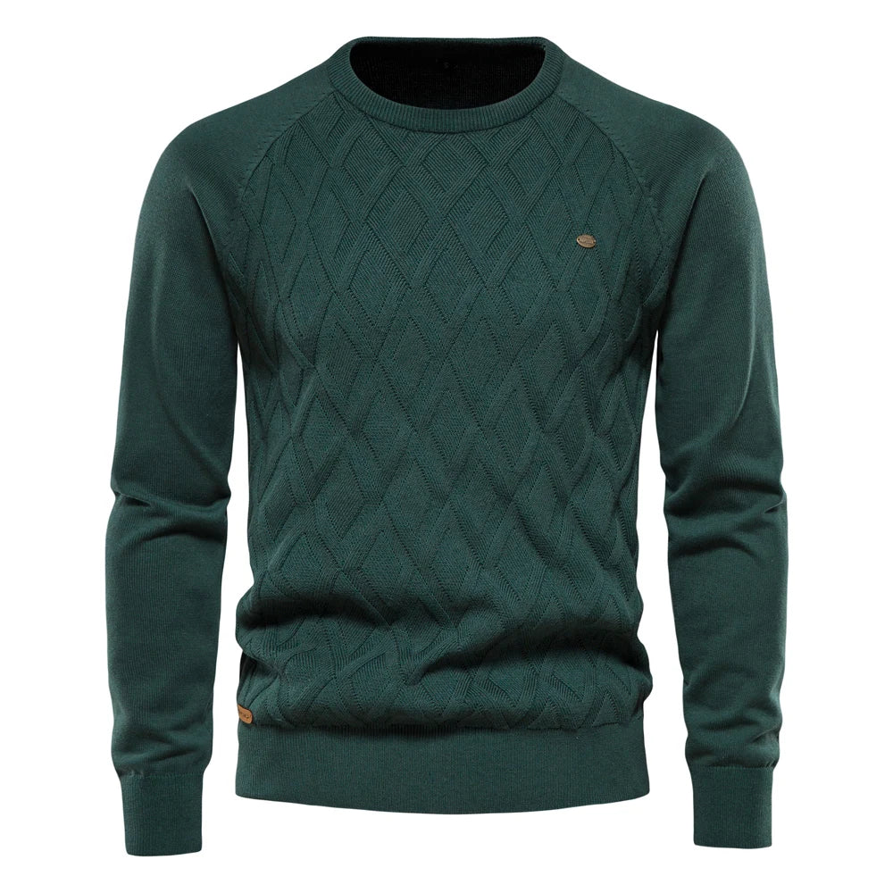 Emil™ | Herrtröja Med Rutdesign – Stilfull och Bekväm, För Din Perfekta Look