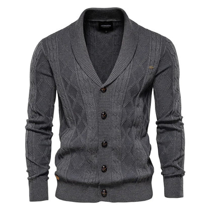 Henrik™ | Herr Cardigan med Knappar – Stilfull Elegans och Oöverträffad Komfort