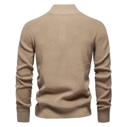 Gustav™ | Herrtröja med Knappdesign – Stiligt Komfort för den Moderna Mannen